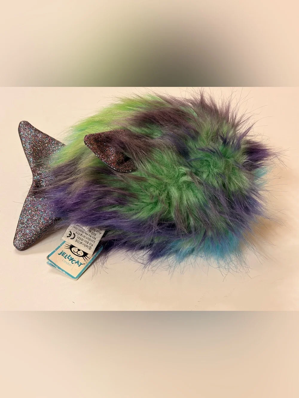 Jellycat Jewel Disco Fish NWT - Rare, Retired Plush Stuffie